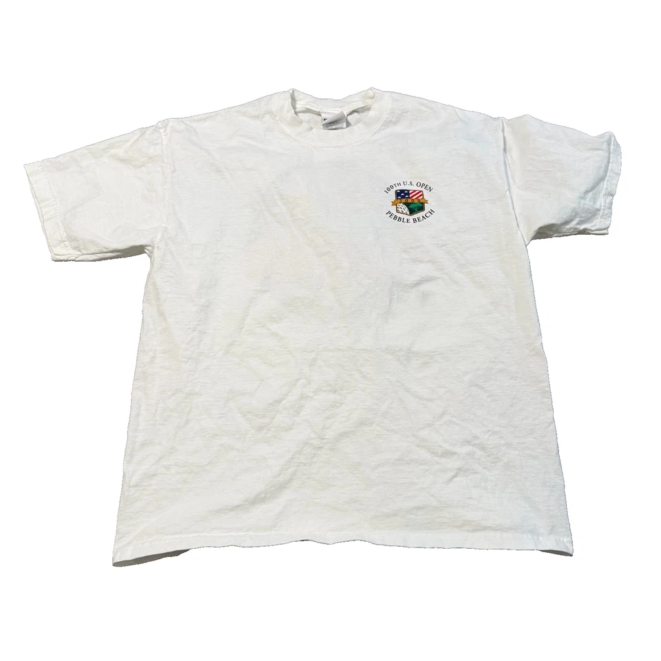 Camiseta De Colección 2000 US Open Pebble Beach Etiqueta SDI Talla Mediana M Camiseta Gráfica Foto 1 de 4