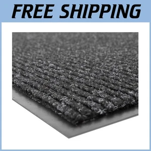 Heavy Duty Indoor/Outdoor Mat - Charcoal, 3' X 5' - Foto 1 di 11