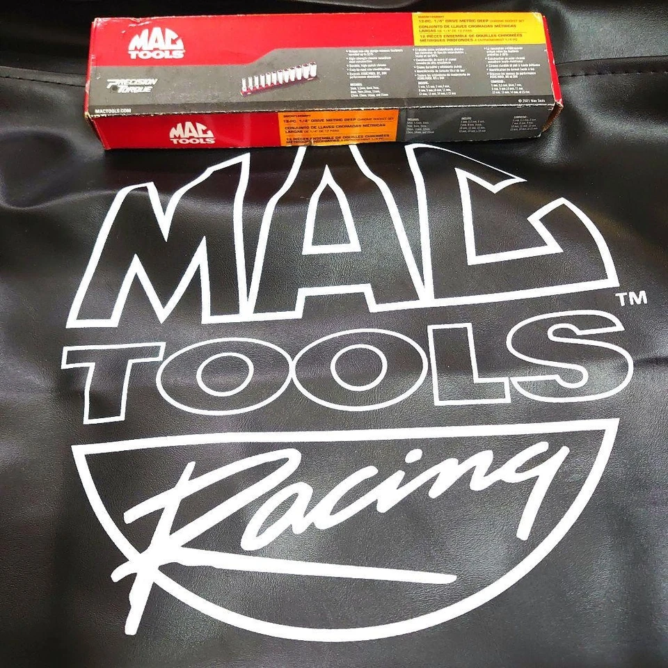 Mactools 12-Piece 1/4mm Deep Socket Set, Brand New, Unused - Image 1 of 4