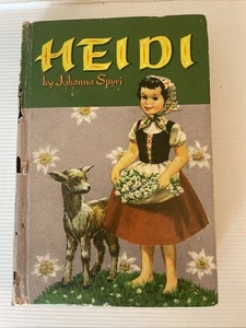 Vintage 1955 HEIDI by Johanna Spyri, Hardcover, Illustrated, Whitman Publishing - Picture 1 of 14