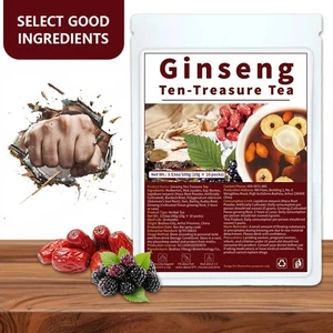 Ginseng-Tee „Zehn Schätze“ – Lindert Müdigkeit–Verbessert den Schlaf–10 Päckchen - Bild 1 von 6