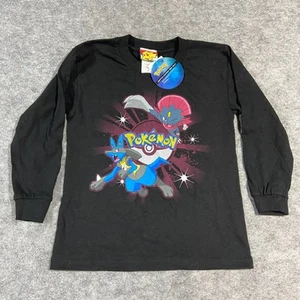 Vintage Pokemon 2007 Long Sleeve T-Shirt Boy's Medium Nintendo Pikachu - Picture 1 of 8