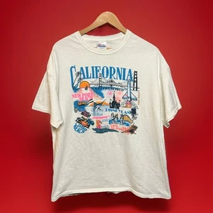 Camisa DE COLECCIÓN California San Francisco Disneyland Newport Adulto XL Hombres Años 90 - Imagen 1 de 8
