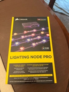 NEW Corsair Lighting Node Pro RGB (CL-9011109-WW) Control 4 RGB Lighting Strips - Photo 1/3