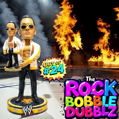 DWAYNE JOHNSON "The Rock" Bobble Dubblz WWF WWE Only #24 Made Bobblehead - Image 1 of 4