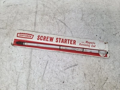 Arrancador de tornillo vintage Sears Craftsman 41025 con extremo magnético Foto 1 de 4