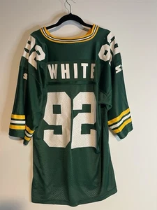 Vintage Green Bay Packers #92 Reggie White Starter 1995 NFL Jersey Size 48 - Picture 1 of 6
