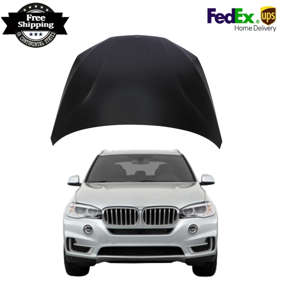 Hood Panel Primed For 2014-2018 BMW X5 2015-2019 X6 Foto 1 de 4