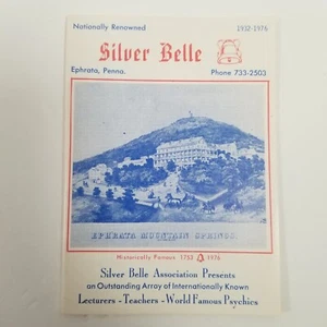 Camp Silver Belle Ephrata Pennsylvania 1976 Programm Spiritualisten Hellseher - Bild 1 von 13