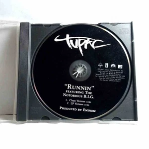 Tupac Ft The Notorious B.I.G. – Runnin' (CD, Promo, US, 2003, Interscope) AX616 - Picture 1 of 2