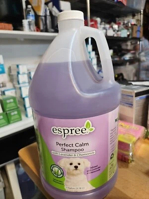 ESPREE SHAMPOO & CONDITIONER Espree Perfect Calm Shampoo with Aloe vera lavender &Chamomile 1 gallon exp 2026