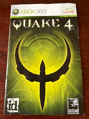 Quake 4 Manual For XBOX 360.  **Manual Only. No Game** - Image 1 of 3