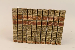 Boswells Life of Samuel Johnson, LL.D. 1836 10 vol. Leather Bound - Picture 1 of 4
