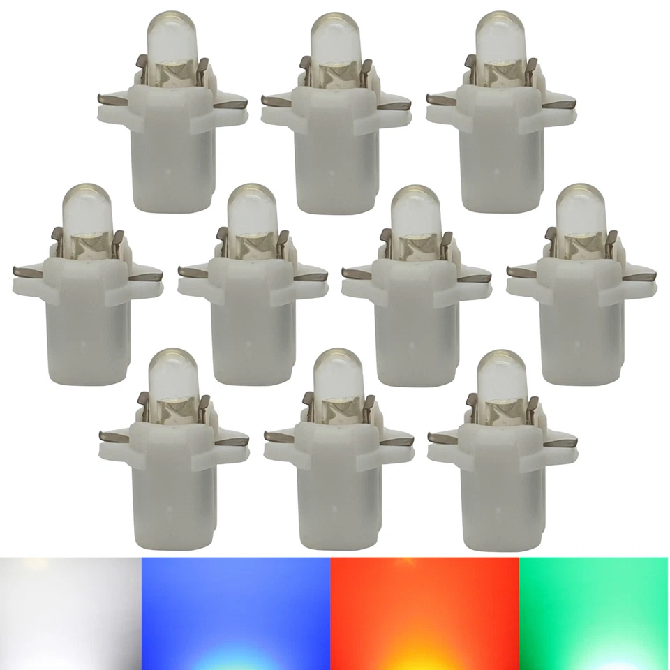 10X Amaturenbrettbeleuchtung Glühbirne Tacho passend für VW T2 T3 Bus Polo Golf - Image 1 of 1