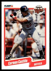 1990 Fleer #371 Carmen Castillo - Minnesota Twins - Picture 1 of 2
