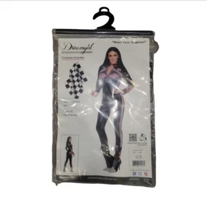 Dreamgirl Start Your Engines Racer Adult Women Large Costume - Picture 1 of 3
