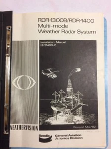 Bendix RDR-1300B/RDR-1400 Multi- Mode Weather Radar System Original Installaion - Picture 1 of 12