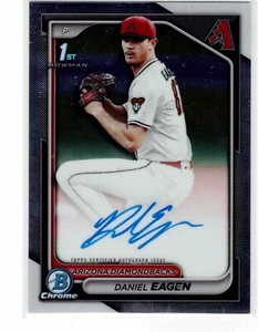 Daniel Eagen Arizona 2024 Bowman Draft Chrome 1st Bowman Autograph ** - Picture 1 of 2