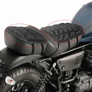 Motorcycle Comfort Gel Seat Cushion Pillow Pad Pressure Relief Cover Universal - Foto 1 di 7