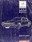 1988 Buick Century Sedan and Wagon Shop Manual 88 Original Repair Service Book