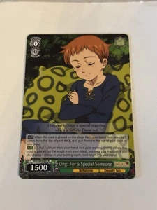 Weiss Schwarz King For A Special Someone SDS/SX03-029 R The Seven Deadly Sins NM - Picture 1 of 2