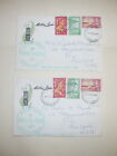 Tin Can Island Canoe Mail 1965 Tonga Islands- 2 Covers- with correspondence l...