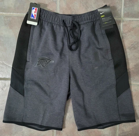 Nike NBA Oklahoma City OKC Thunder Team Issued Therma Flex Shorts Size Medium Cover