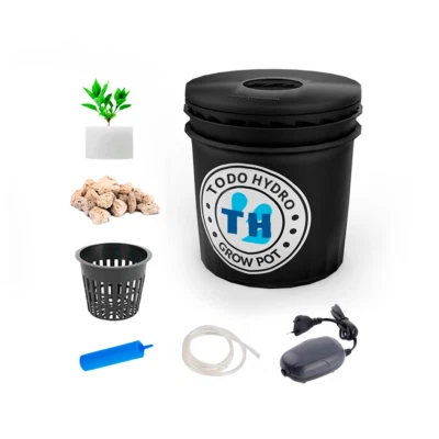 Grow Pot Original 2gal DWC Hydro Bucket Kit with Air Pump & Accessories - Image 1 of 4