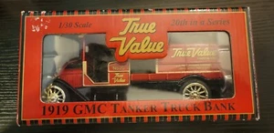 True Value Ertl Collectibles 1919 GMC Tanker Truck Bank 1:30 Scale 2001 - Picture 1 of 4