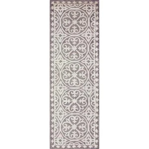Bashian Verona Hanover 2'6" x 8' Area Runner Rug in Gray - Picture 1 of 3