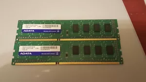 ADATA 2GB (2x 1GB Stick) PC3-10600 DDR3-1333 UDIMM Memory - Picture 1 of 1