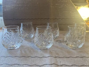 6 Likörgläser Schnapsgläser Kristall Vintage schön geschliffen. - Bild 1 von 6