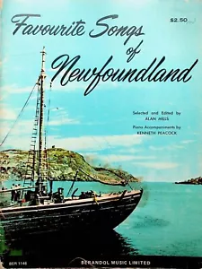 Favorite Songs Of Newfoundland Piano Vocal Sheet Music Book - Picture 1 of 6
