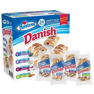 Hostess Variety Pack Danish, 2.75 oz - 24 Count - Picture 1 of 7