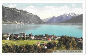 SUISSE Clarens & Dent du Midi CPA colorisée non circulée non daté Edit.Jullien - Picture 1 of 2