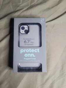 Protect Onn Rugged Clear Phone Case with Holster for iPhone 14 Plus - Picture 1 of 3
