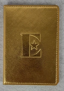 Elton John Farewell Yellow Brick Road Gold Metallic Passport Holder Cover - Picture 1 of 4