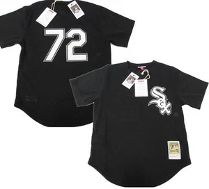 1993 Carlton Fisk #72 White Sox Herren Mitchell & Ness Authentic BP Trikot $100 - Bild 1 von 11