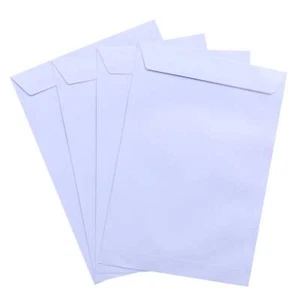 C4 White Envelopes Plain Premium Quality 80gsm STRONG Pockets A4 Peel & Seal - Picture 1 of 2