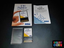 SEGA MASTER SYSTEM F-16 FIGHTER GAME - THE SEGA CARD