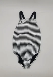 $364 Seafolly Swimwear Girl's Kids Stripe Tank One-Piece Size 12 - Picture 1 of 1