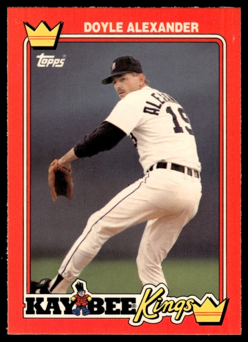 1990 Topps Kay-Bee Kings of Baseball Doyle Alexander Detroit Tigers #1