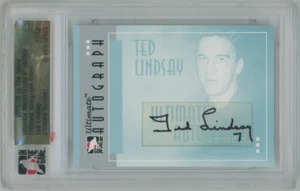 Ted Lindsay 2005-06 In the Game Ultimate Memorabilia Autograph Silver /50 26988 - Picture 1 of 2