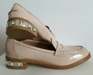 MIU MIU INCREÍBLE DESNUDO Patente Cristal Swarovski TACÓN MOCASINES UE 41 10 ME ENCANTAN ZAPATOS - Imagen 1 de 8