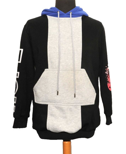 GRANDE FELPA CON CAPPUCCIO MOSCHINO COUTURE MILANO HOPE FACE MEDIA MADE IN ITALY