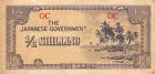 Oceania  1/2  Shilling  ND. 1942  Block  OC  WW II  Circulated Banknote AAJ