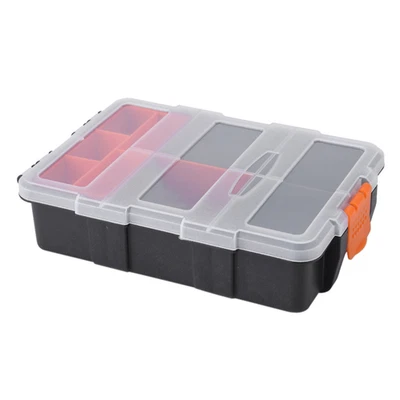 Two Layer Plastic Heavy Duty Components Storage Box Case Organizer Small Pa TU - Image 1 of 4