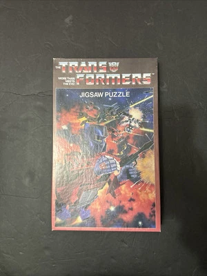 Vintage 1984 Hasbro Transformers 200 Piece Jigsaw Puzzle #1660-1 COMPLETE! 11x17 - Image 1 of 4
