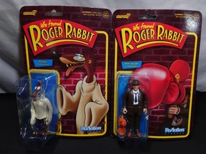 Super7 ReAction Who Framed Roger Rabbit Figuren Psycho und Eddie Valiant - Bild 1 von 7