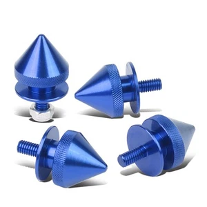 SUJETADOR UNIVERSAL JDM ESPIGA ALUMINIO LIBERACIÓN RÁPIDA PARA PARACHOQUES ESCOTILLA MALETERO AZUL - Imagen 1 de 5